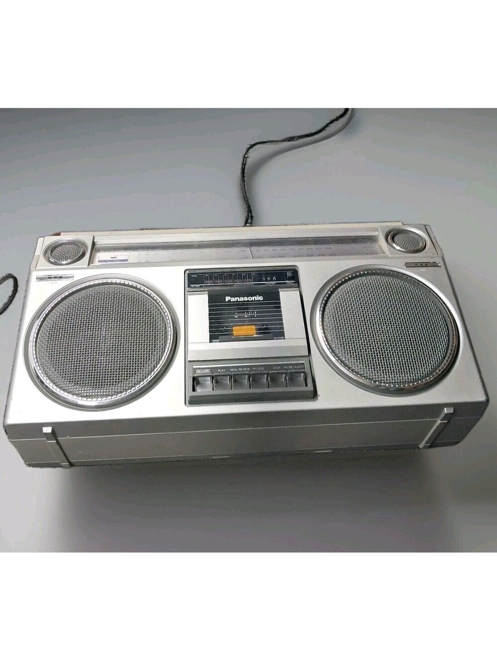 Vintage Panasonic RX-5025 Boombox AM FM Cassette Tested Working Tuner Dial Issue
